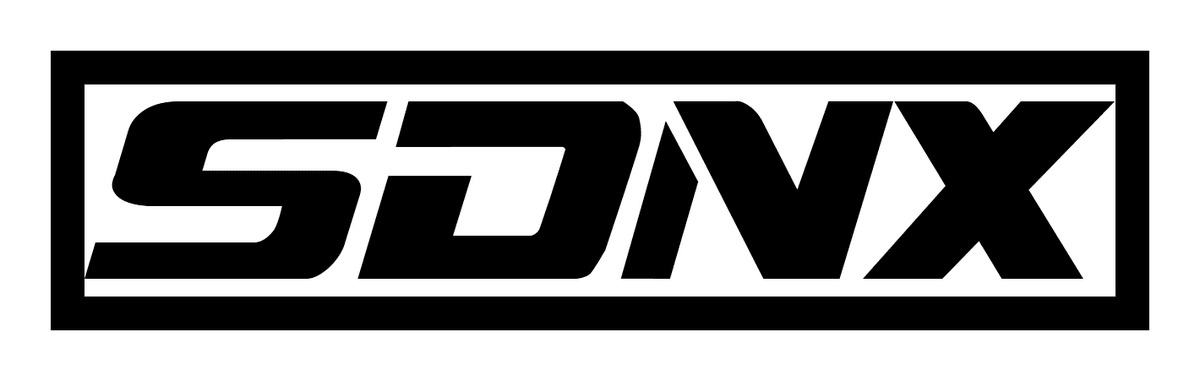SDNX wordmerk op wit
